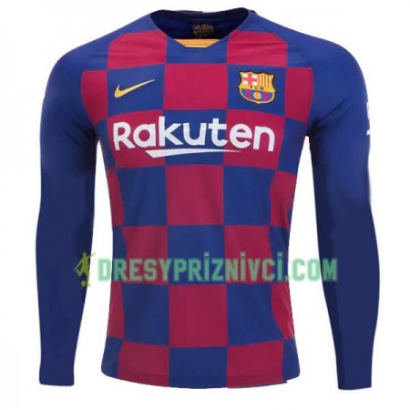 Fotbalový Dres FC Barcelona Domácí 2019-2020 Dlouhý Rukáv